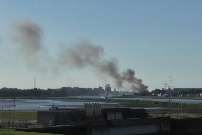 Opnieuw brand in leegstaande loods