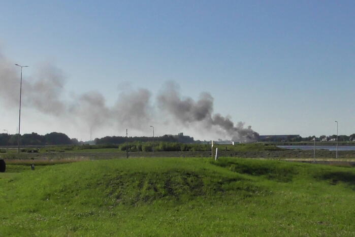 Opnieuw brand in leegstaande loods