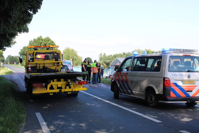 Vier voettuigen betrokken bij kettingbotsing