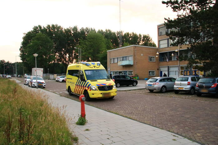 Steekpartij met aardappelschilmes