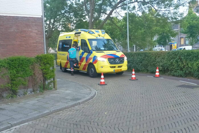 Brandweerinzet door pan op het vuur