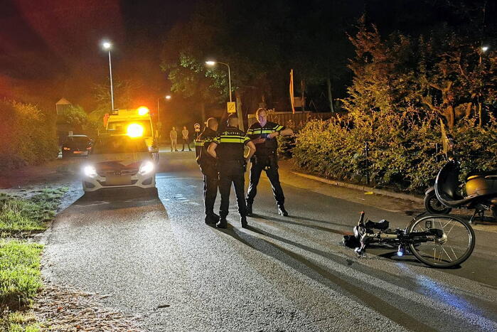 Ernstig ongeval tussen fietser en scooterrijder