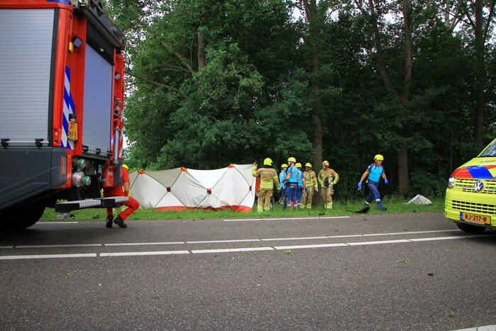 Persoon overleden na eenzijdig ongeval