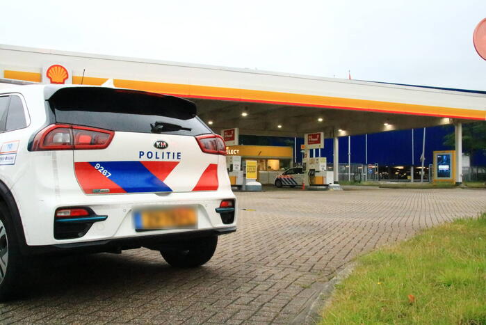 Gewapende overval op tankstation
