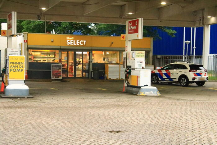 Gewapende overval op tankstation