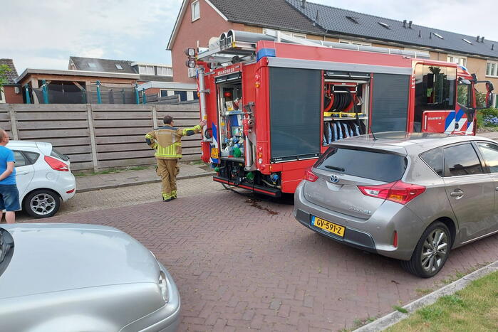 Brand in bijgebouw snel geblust