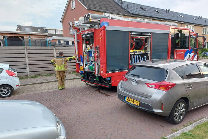 Brand in bijgebouw snel geblust