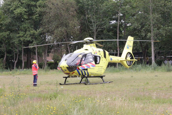 Inzet traumahelikopter trekt veel bekijks