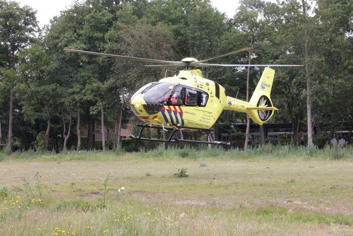 Inzet traumahelikopter trekt veel bekijks