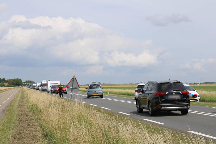 Gewond persoon aangetroffen in weiland