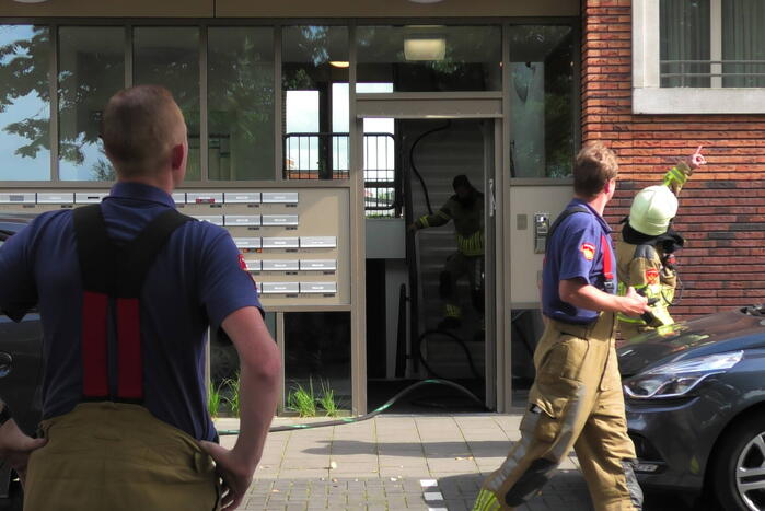 Brand in appartementencomplex