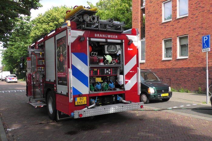 Brand in appartementencomplex