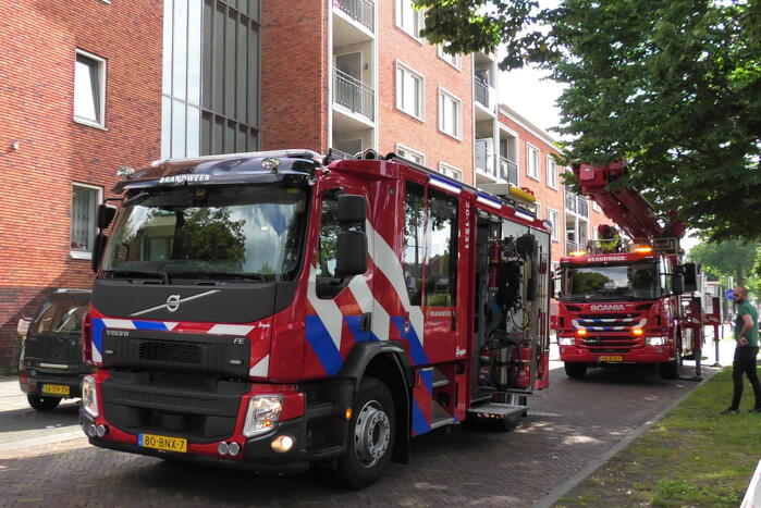 Brand in appartementencomplex