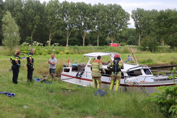 Meerdere gewonden bij brand op boot