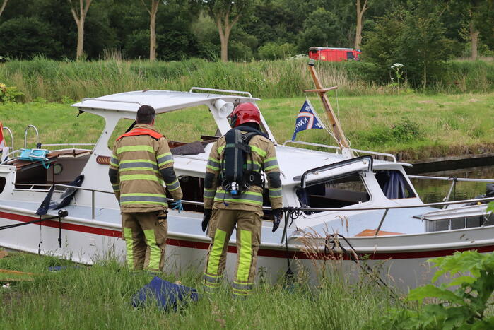 Meerdere gewonden bij brand op boot