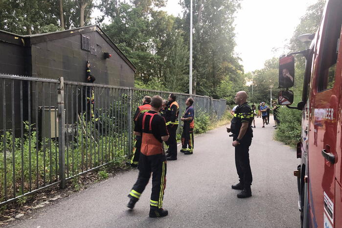 Sterke gaslucht in oud scouting gebouw