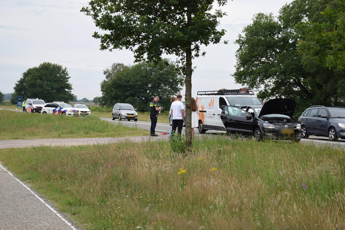 Flinke schade bij kop-staart botsing