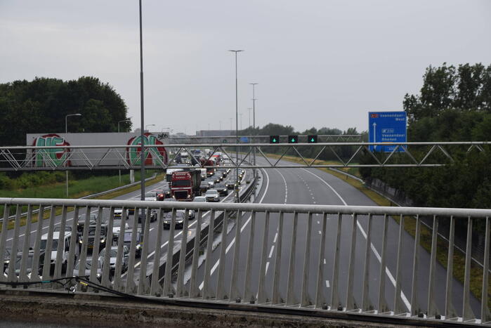 Boeren blokkeren snelweg