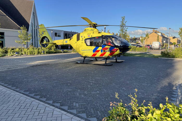 Scooter ten val bij wegversmalling