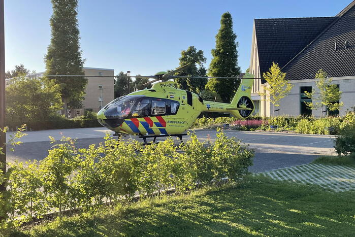 Scooter ten val bij wegversmalling