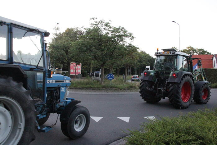Protesterende boeren keren huiswaarts