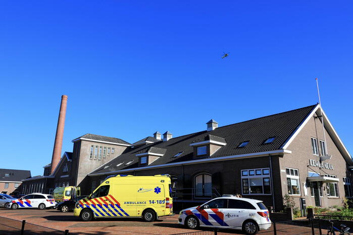 Traumahelikopter landt voor incident in voormalige zuivelfabriek Eemlandia