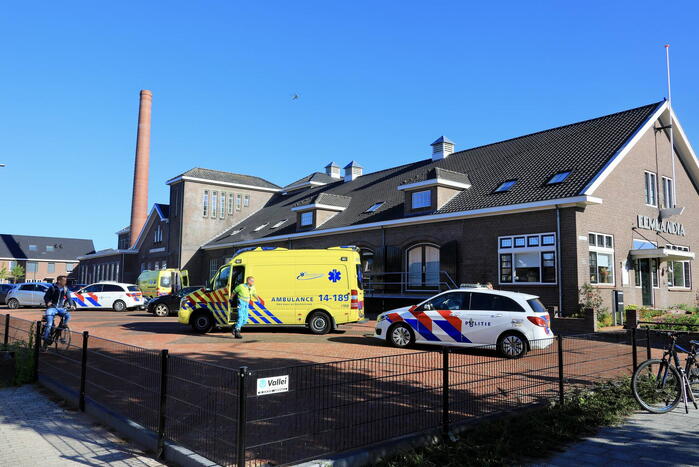 Traumahelikopter landt voor incident in voormalige zuivelfabriek Eemlandia