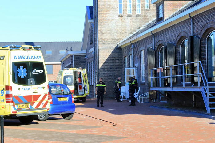 Traumahelikopter landt voor incident in voormalige zuivelfabriek Eemlandia