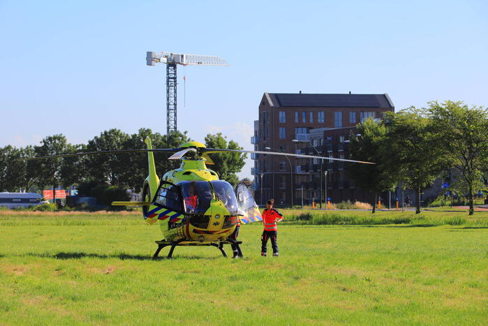 Traumahelikopter landt voor incident in voormalige zuivelfabriek Eemlandia