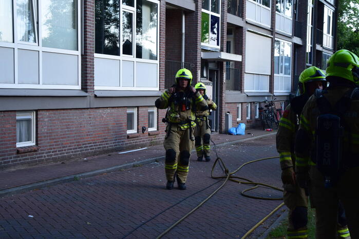 Veel hulpdiensten ingezet voor incident in woning