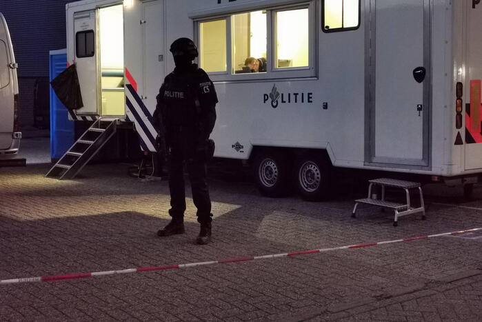 Drugslab aangetrofffen