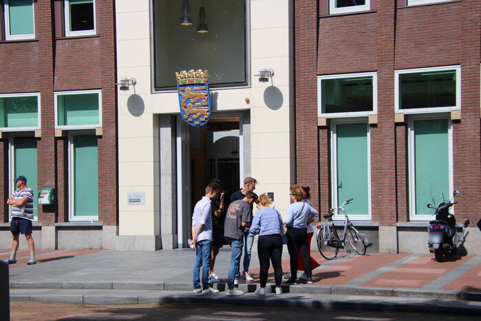 Boeren voeren actie bij Provinciehuis