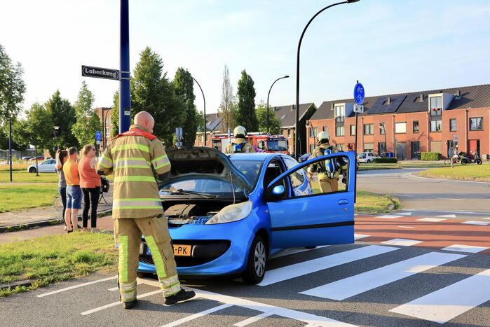 Kop-staart ongeval voor Rotonde 12