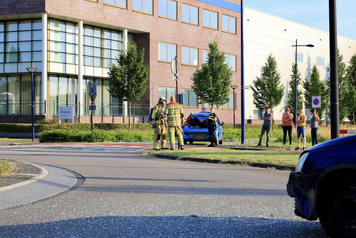 Kop-staart ongeval voor Rotonde 12