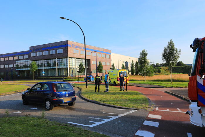 Kop-staart ongeval voor Rotonde 12