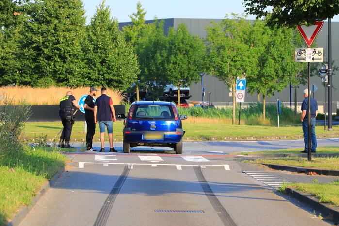 Kop-staart ongeval voor Rotonde 12