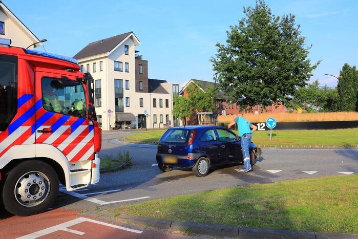 Kop-staart ongeval voor Rotonde 12