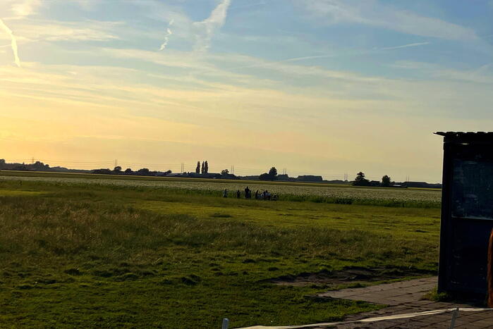 Paard uit sloot gehaald