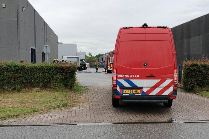 Elektrische bezorgwagen Picnic vliegt in brand