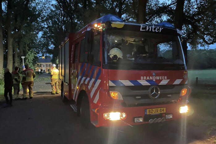 Straten onderwater door hoosbui