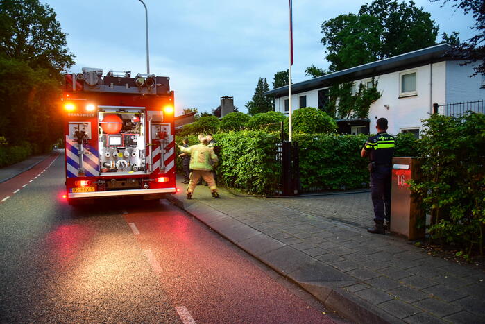 Brand in slaapkamer van woning
