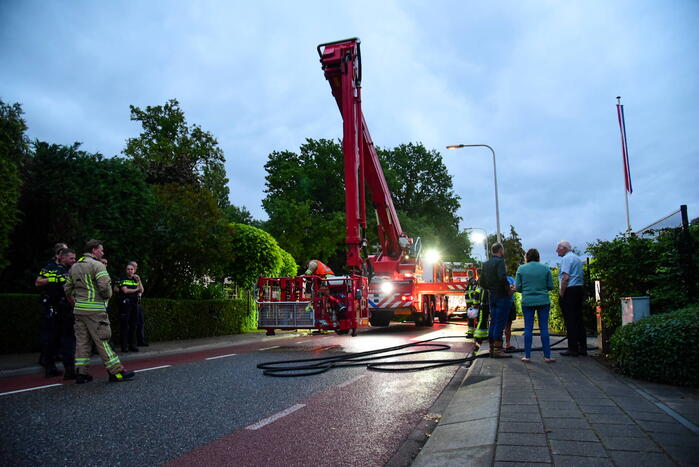 Brand in slaapkamer van woning