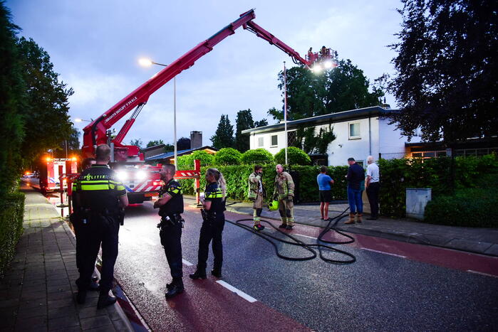 Brand in slaapkamer van woning