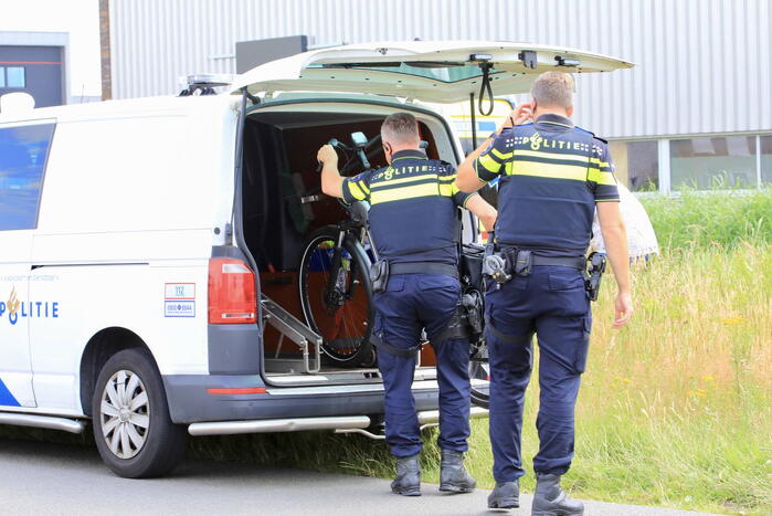 Fietser botst op andere fietser