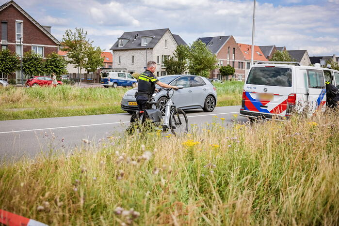 Fietser botst op andere fietser