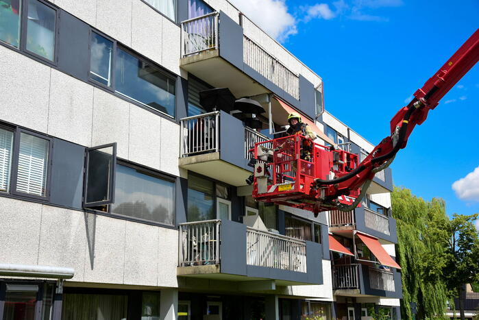 Flinke brand in appartementencomplex