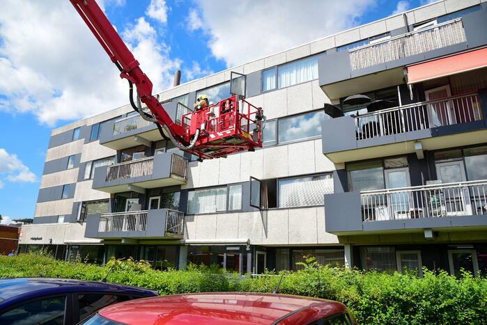 Flinke brand in appartementencomplex