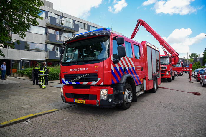 Flinke brand in appartementencomplex