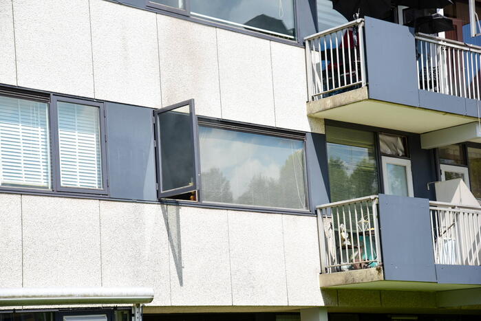 Flinke brand in appartementencomplex