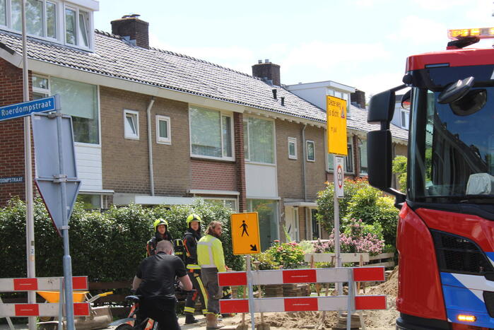 Gaslekkage door graafwerkzaamheden